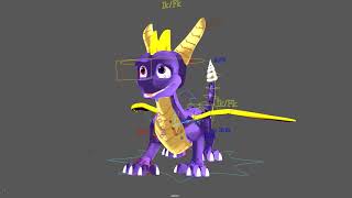 Spyro the Dragon Rigging Showreel | Maya Character Rigging