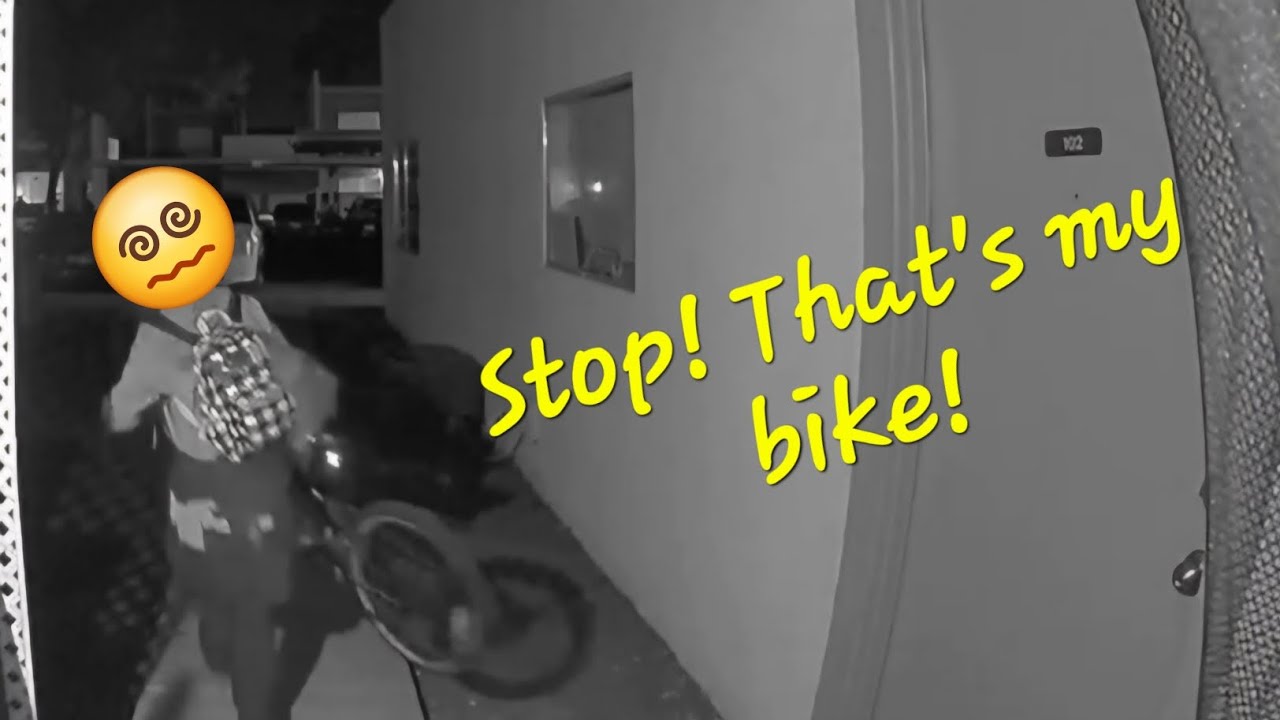 Brazen thief is caught on camera stealing a bicycle | Ring doorbell ...