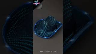 Teal Led Light Up Sequin Cowboy Hats