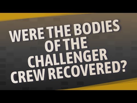 Video: Werden er autopsies uitgevoerd op challenger-astronauten?