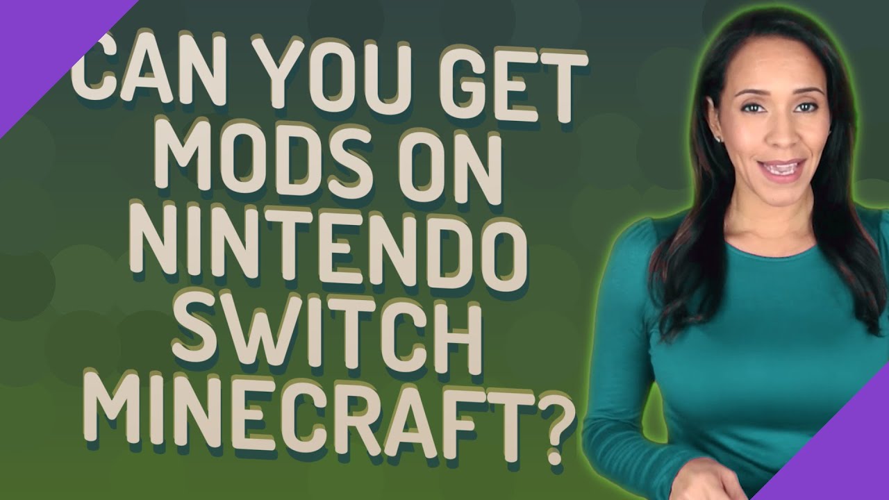 Can you get mods on Nintendo switch Minecraft? - YouTube