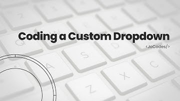 Coding a Custom Dropdown | Frontend Developer Roadmap Projects