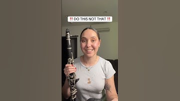 DON’T DO THIS ON CLARINET ‼️ #clarinet #clarinettips #musictips