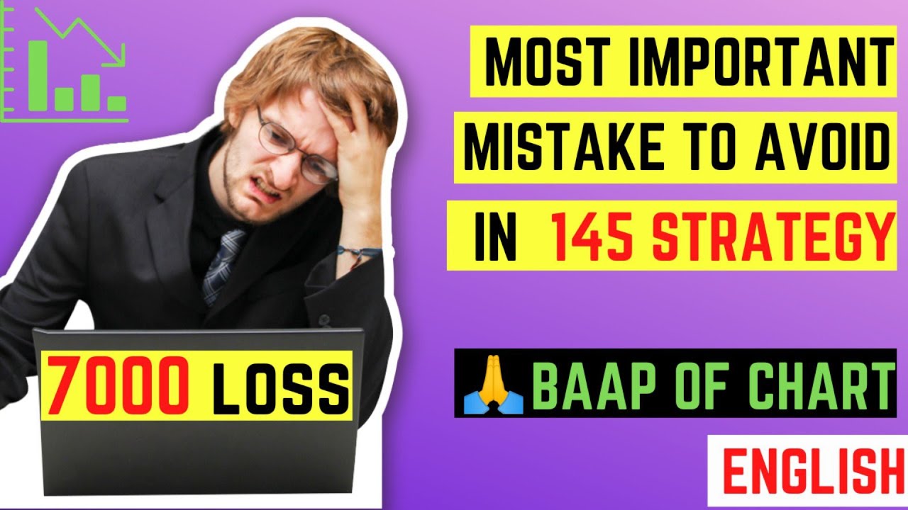 145 Strategy || 145 Strategy English||Option trading Mistake || 145 Premium Strategy|| Baap of chart