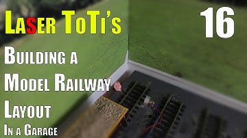 Building a Model Layout in the Garage - Part 16 - Adding Laser Train on Track Indicators