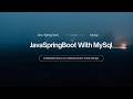 Connect to MySql and Create Tables from Java Spring Boot Application