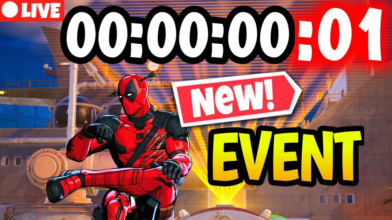 🔴LIVE - NEW FORTNITE SEASON 4 EVENT NOW! (COUNTDOWN!) - YouTube