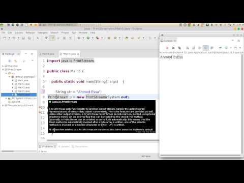 175 Java  advanced IO PrintStream  الادخال والاخراج