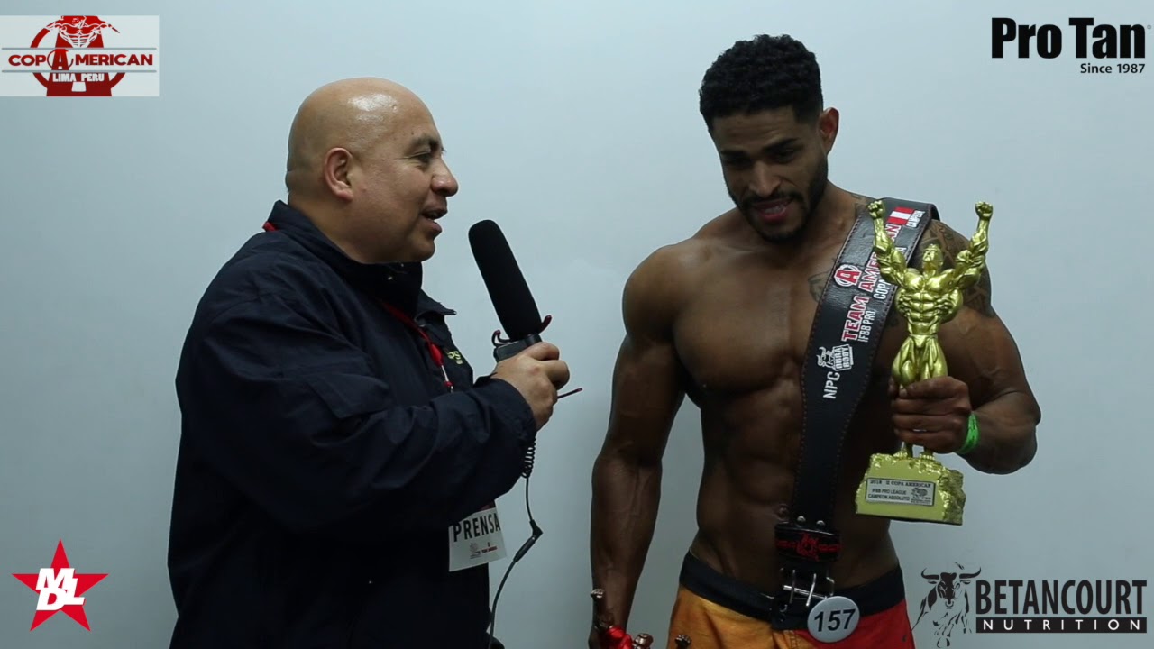 ERIC BARILLAS, CAMPEÓN ABSOLUTO MEN'S PHYSIQUE DE LA COPA AMERICAN fisicoculturismo natural