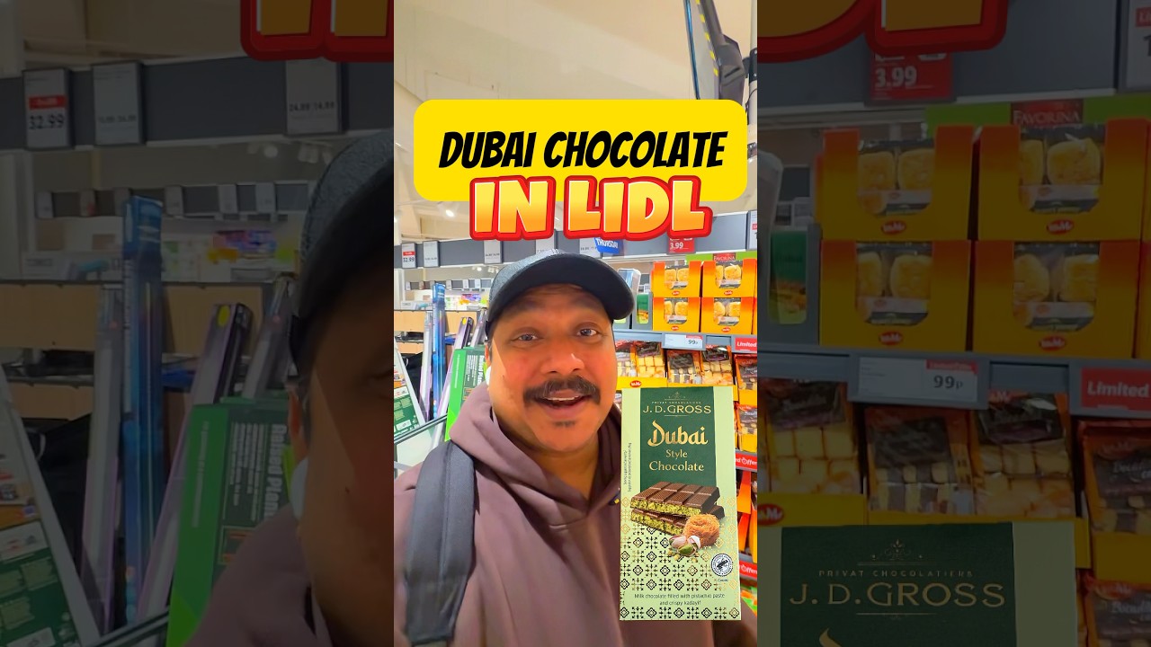 Dubai Viral Chocolate at Lidl