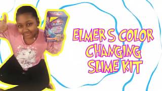 Elmer’s Color Changing Slime Kit (How to Make Slime!)