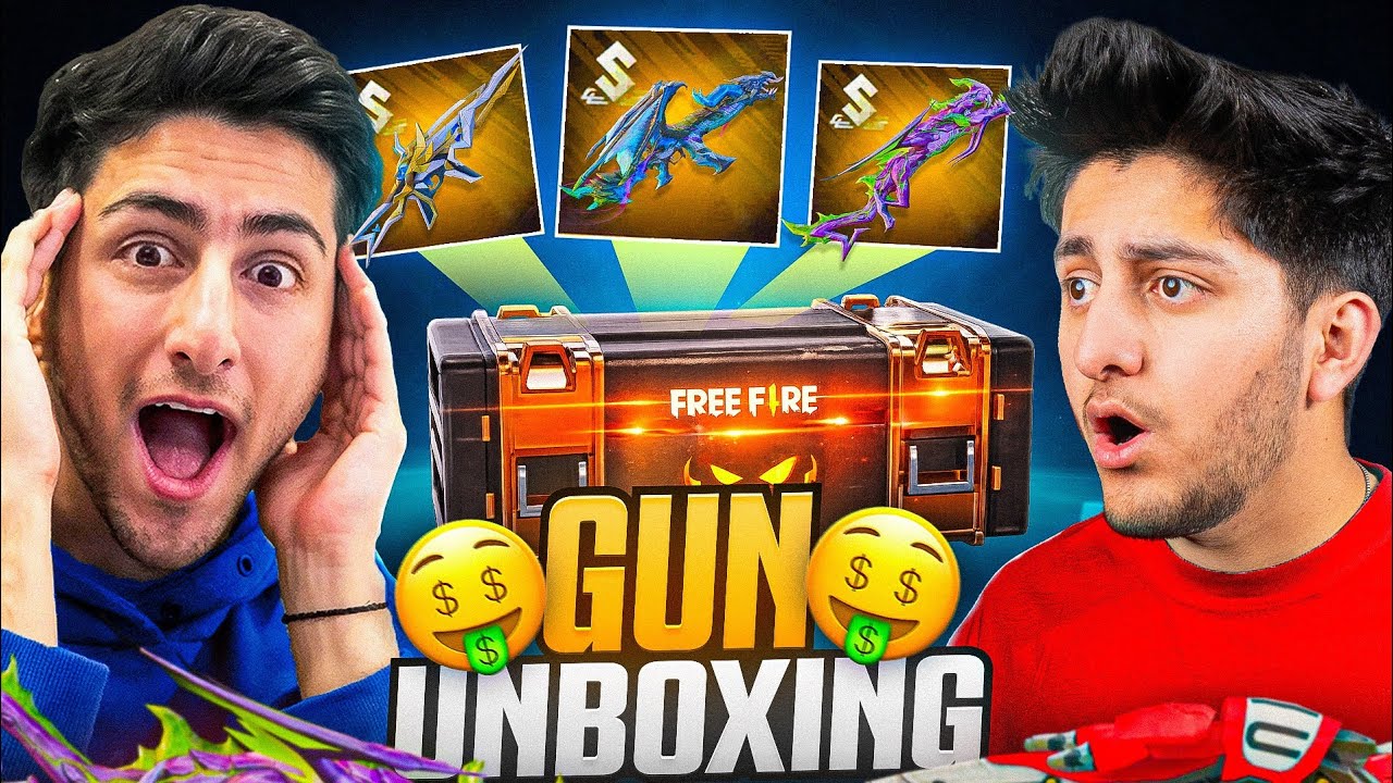 Got Some New Gun Skins🤣😱1000 Guns Box [A_s Gaming] - Free Fire India