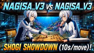 NAGISA_V3 vs NAGISA_V3 SHOGI SHOWDOWN (10s/move)! screenshot 1