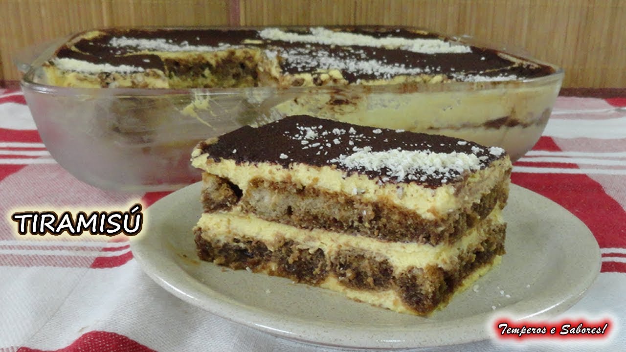TIRAMISÚ SIN HORNO muy delicioso, fácil y rápido