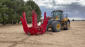90AG Tree Spade with Pecan Tree -- BIG JOHN Manufacturing