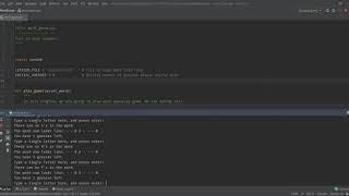 WordGuess C  Coding Assignments Final Project Word guessing WordGuess       word guess py   PyCharm screenshot 3