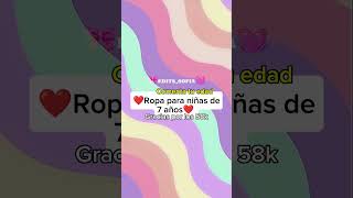 Ropa Para Niñas De 7 Años