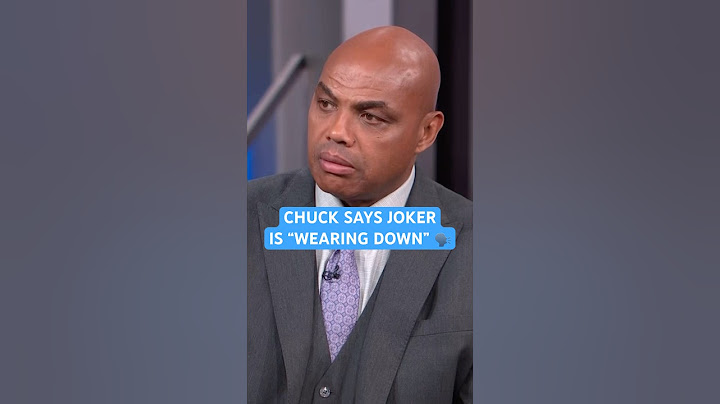 Chuck had thoughts after what he saw in Game 4 betweek Denver & OKC 🗣️