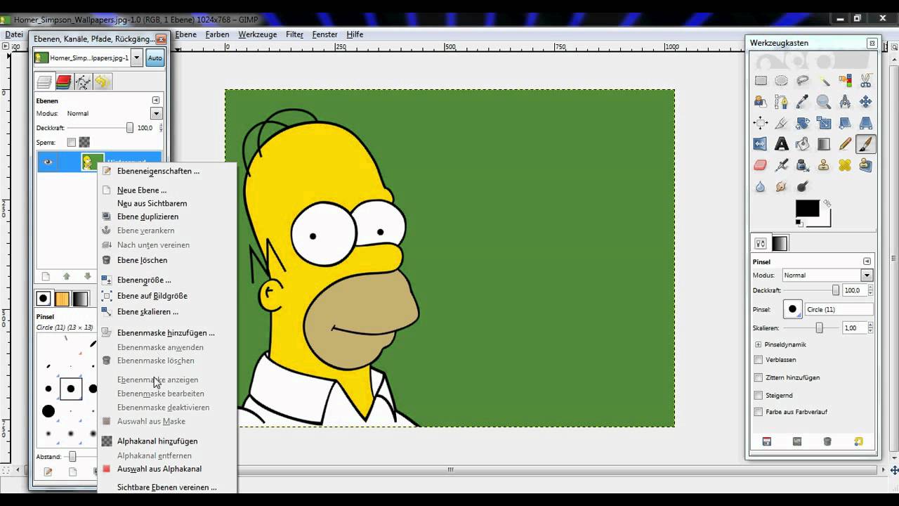 Gimp Tutorial Bilder Transparent Machen Hd Youtube