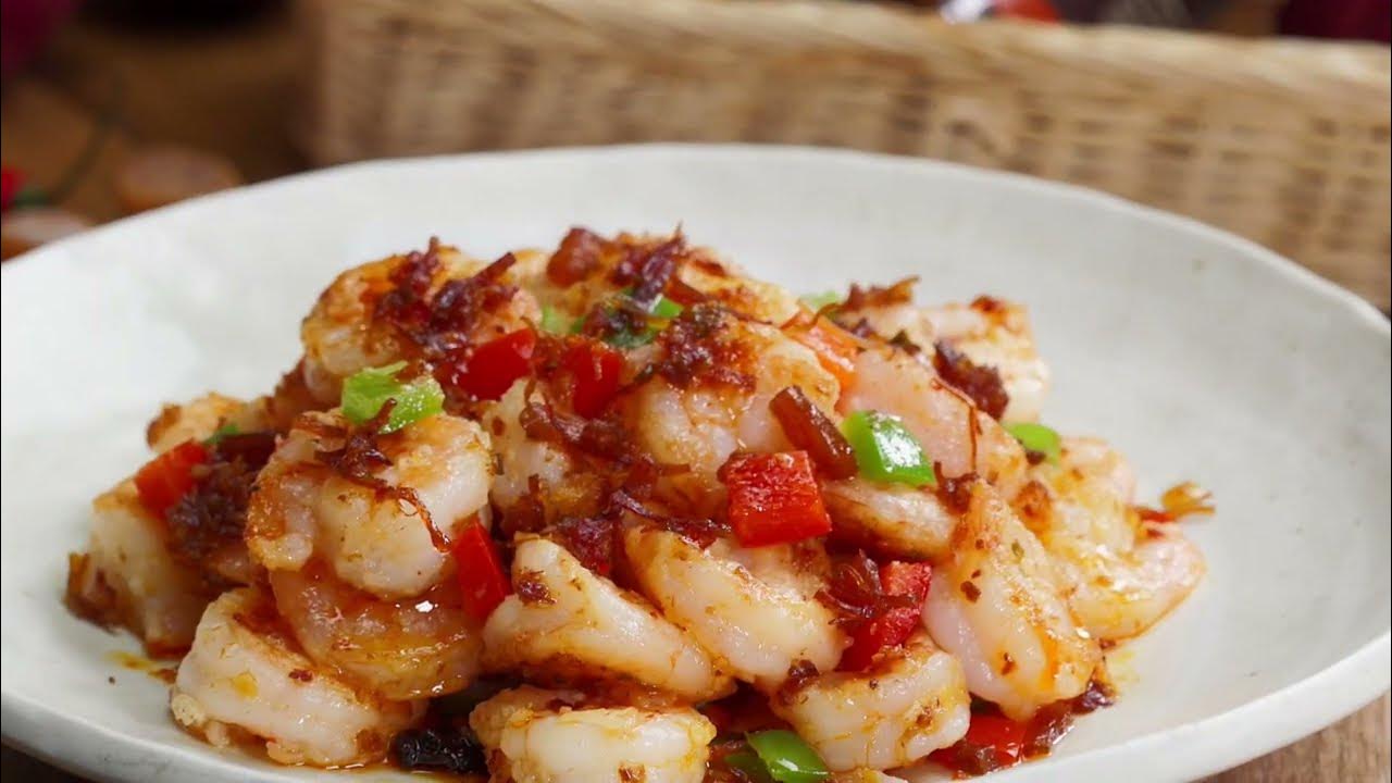 Stirfry Shrimp with XO Sauce YouTube