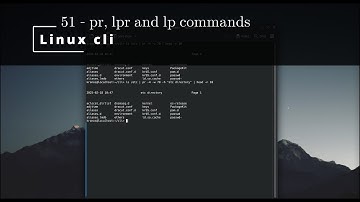 Linux CLI 51🐧 pr, lpr and lp commands