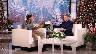Ellen Welcomes Back Rico From greatest Night Of Giveaways