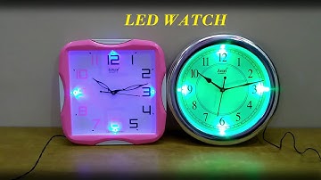 Convert Any Wall Clock to Led Wall Clock || Wall Clock Night Lamp || No Battery ||