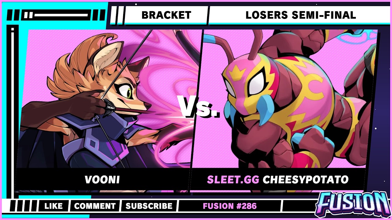 Fusion #286 - Bracket - Losers Semi-Final - vooni (Fleet) VS CheesyPotato (La Reina) - RoA2