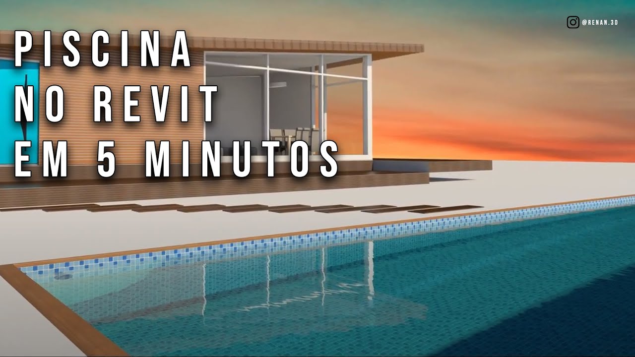 [REVIT] Como fazer piscina em 5 minutos - YouTube