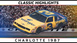 Earnhardt's Pass in the Grass! (1987) | NASCAR Classic Highlights