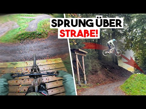 6M Sprung mit MOUNTAINBIKE?! | Ich probiere das legendäre ROADGAP! | Bikepark Winterberg
