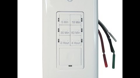 UTILITECH TIMER SWITCH FOR BATHROOM OR OUTSIDE LIGHTS