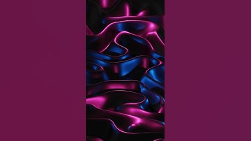 Smooth warping cloth wave 3D animation with soothing music