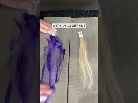 How to apply purple shampoo
