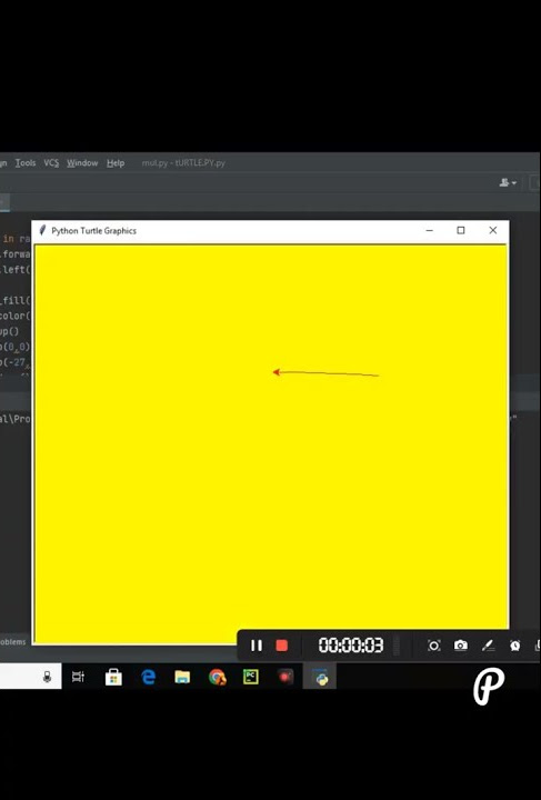 How to draw YouTube Logo 🤔🤔🤔in python Turtle// Python programming || # ...