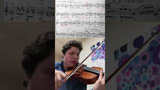 Warming up with a crazy passage from Ligeti violin concerto