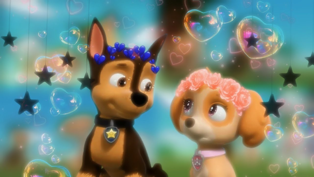 🖇️🥺гончик и Скай-так красиво: заказ для @PAWS193🥺🖇️