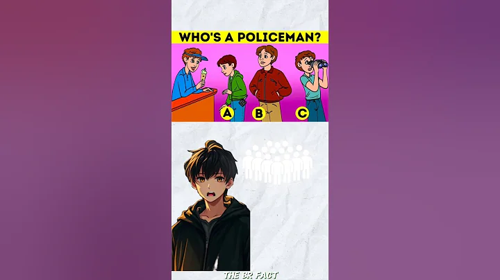 Who's a policeman 👮‍♂️? || #shorts #shortfeed #quiz #riddel #iqtest #viralshorts