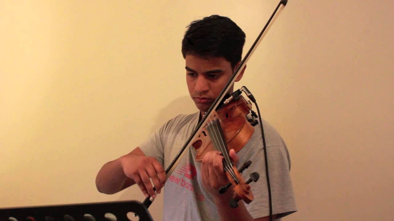 Aariro Aaraario   Dheiva Thirumagal   Violin Cover by Kartigan Nathan