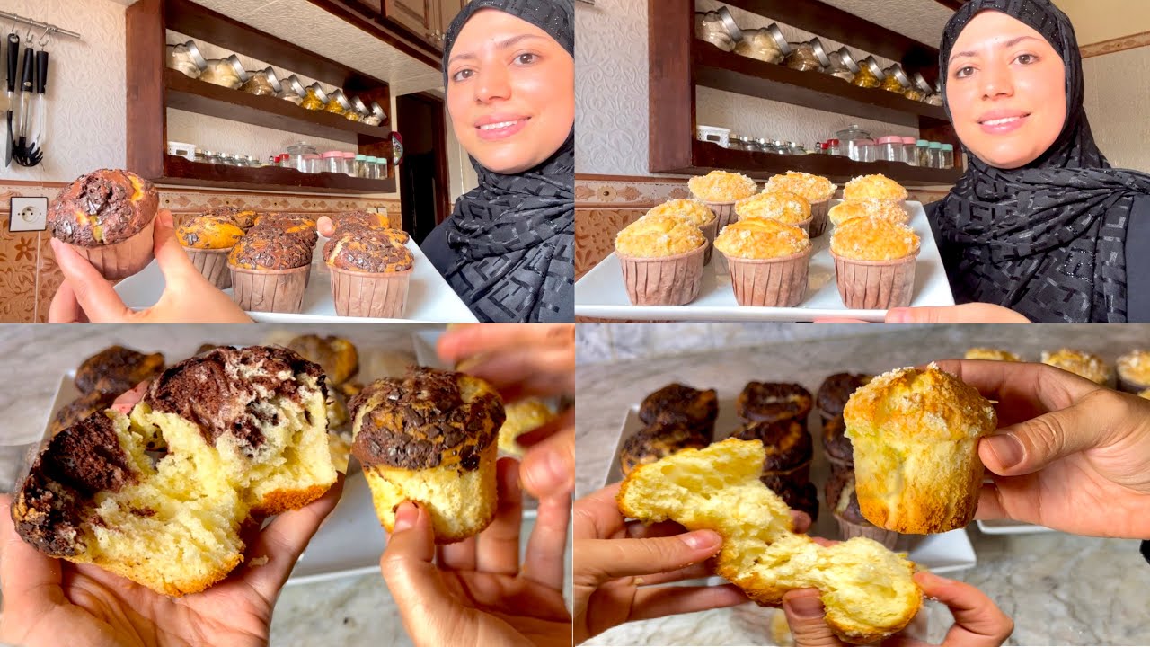 كاب كيك خطير غير ب2 بيضات نوعي فيه😍منفوخ وخفيف سر باش يجيك طالع وميفيضش ليك طرائف لكيوقعو فالتصوير