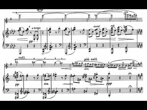 Benjamin Britten - Three Pieces for Violin and Piano, Op. 6 (1935) [Score-Video]