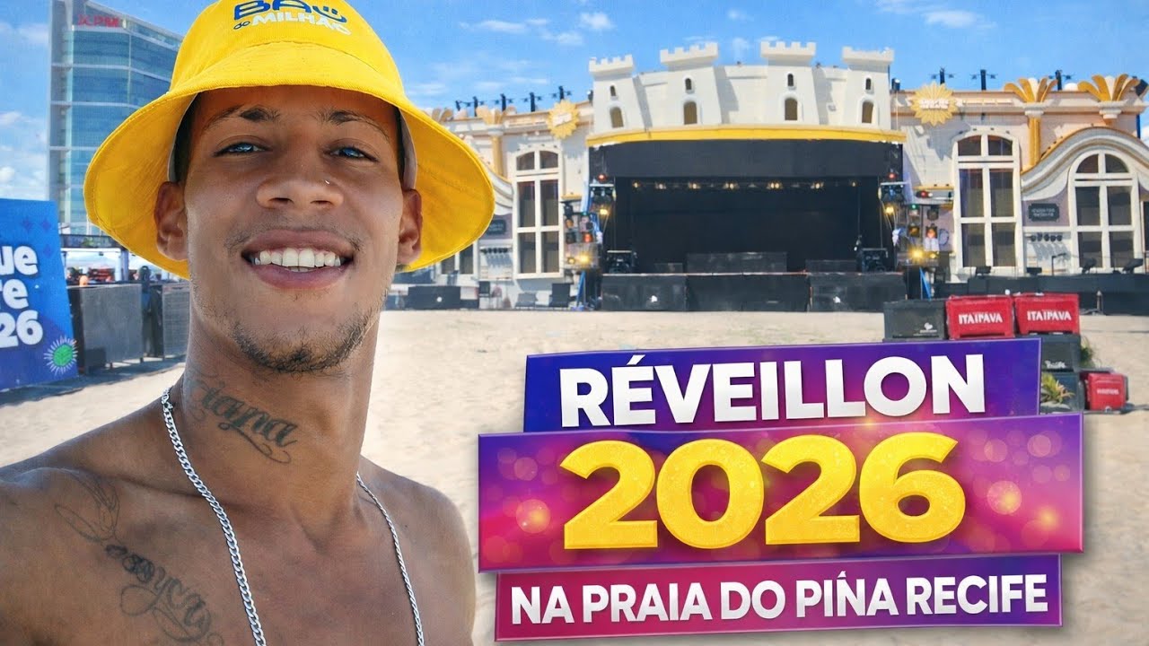 PALCO DO RÉVEILLON 2026 NA PRAIA DO PINA RECIFE(SHOW DE BANDAS) 