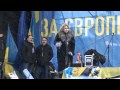 Марыйка Бурмака спыває на Євромайдані + потужні Брати Капранови - Євромайдан 11 грудня
