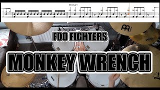 Foo Fighters - Monkey Wrench - Drum Cover With Tabs
