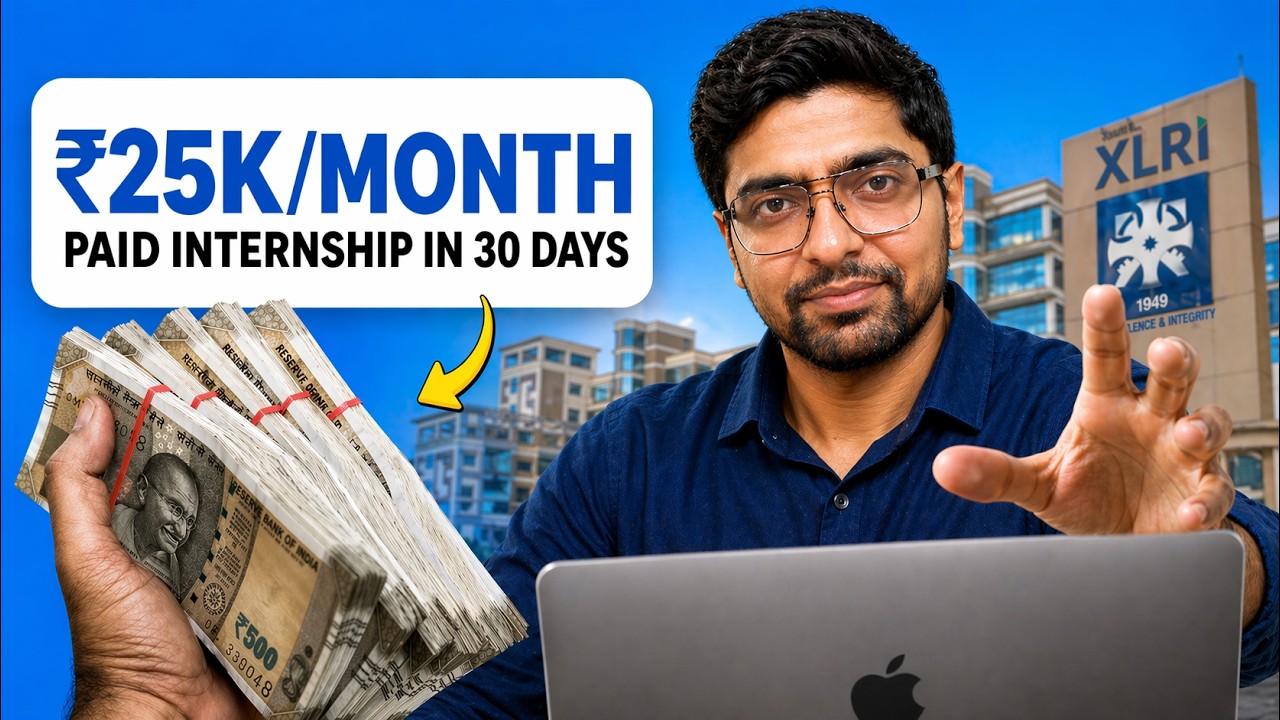 Land your first paid internship in 30 days... maybe even a job - YouTube