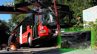 VN24 - Stolen bus must be recovered from knocked-down light pole