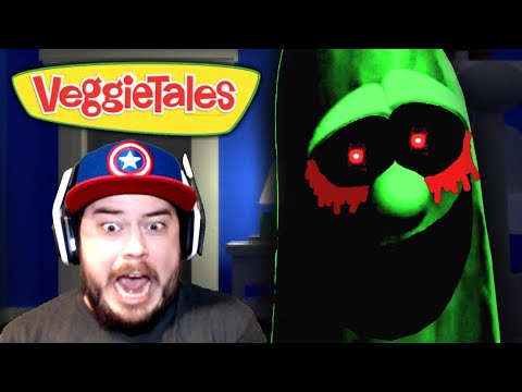 LARRY THE CUCUMBER HAS GONE INSANE!! | Random Horror Games! (VeggieTales Edition)