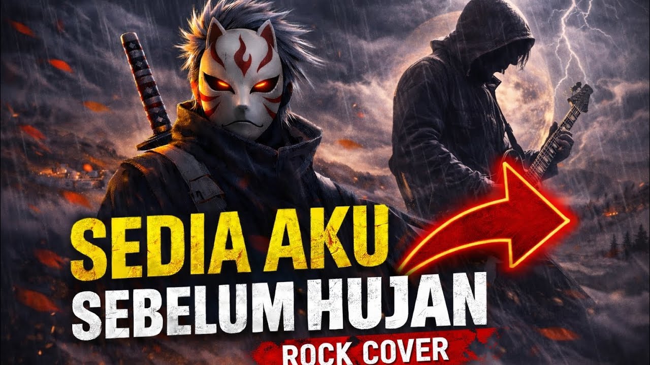 Sedia Aku Sebelum Hujan (Rock Cover 🤘) - Idgitaf By ANBU BEATS 