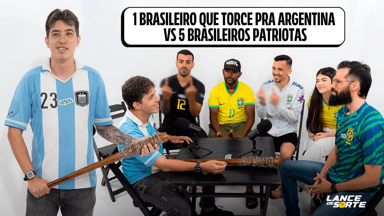 🇦🇷 1 BRASILEIRO QUE TORCE PARA A ARGENTINA VS 5 BRASILEIROS PATRIOTAS 🇧🇷 #2