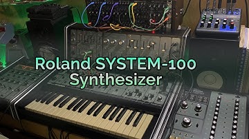 Roland SYSTEM 100 Synthesizer (1975) - AV Test